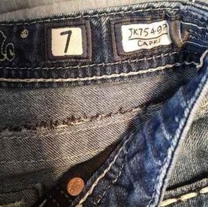 Miss Me Capris, girls size 7